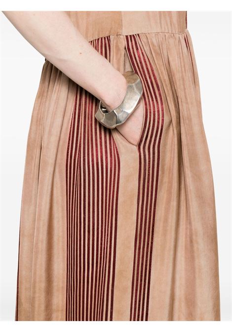 ardal dress woman tan and red UMA WANG | UW5071UW027